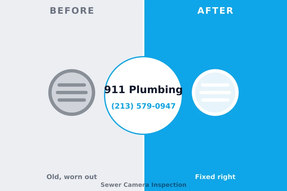Before and after: plumbing company Williamstown, NJ